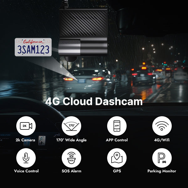 AIplus 4G Cloud Dashcam Driving Recorder & 24/7 Guardian